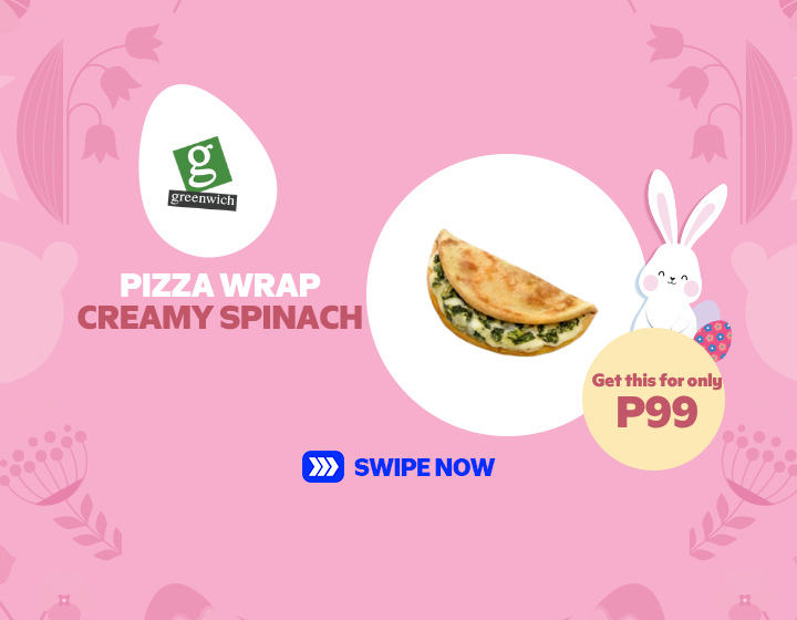 GREENWICH | PIZZA WRAP CREAMY SPINACH