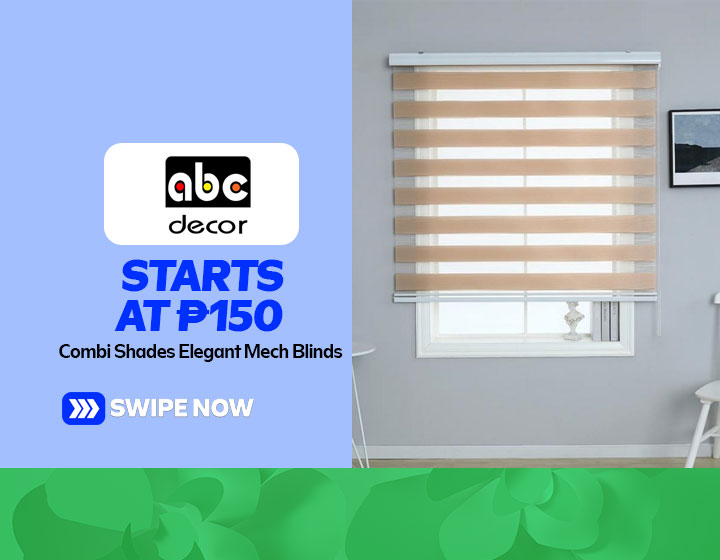 Combi Shades Elegant Mech Blinds start at P150 per Sq. Ft.