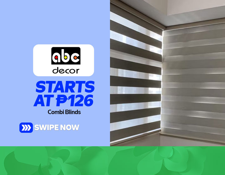 Combi Blinds starts at P126 per Sq. Ft.