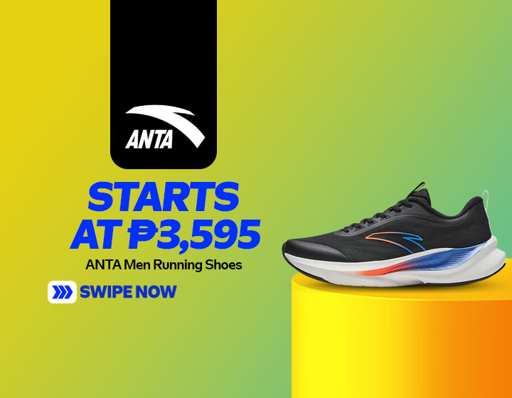 ANTA Men Running Shoes starts at P3,595