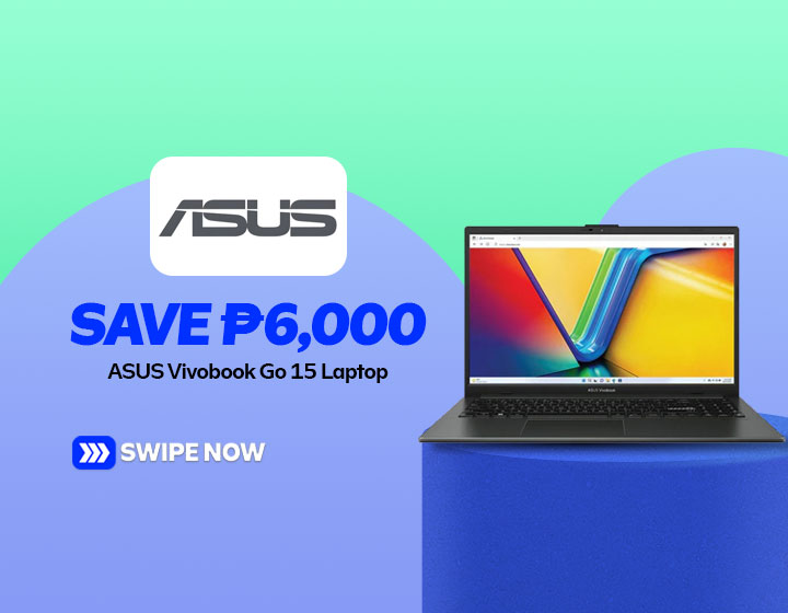 Save P6,000 on ASUS Vivobook Go 15 laptop