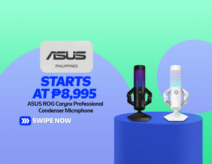 ASUS ROG Carynx Professional Condenser Microphone starts at P8,995