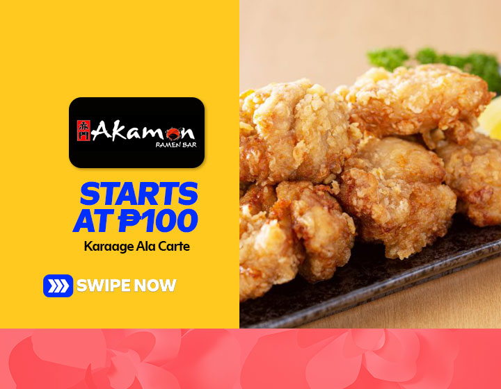 Karaage Ala Carte starts at P100