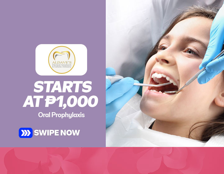 Oral Prophylaxis starts at P1,000