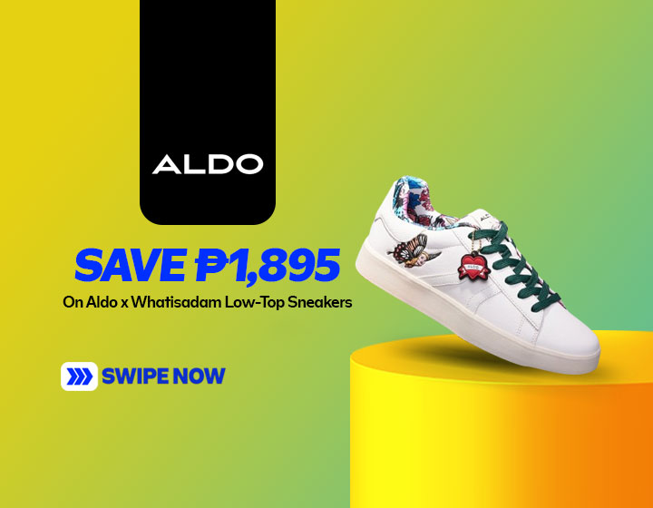 Save P1,895 on Aldo x Whatisadam Low-Top Sneakers