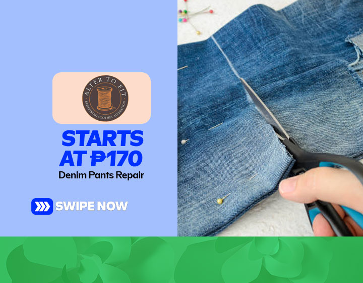 Denim Pants Repair - Shorten Jeans Length starts at P170