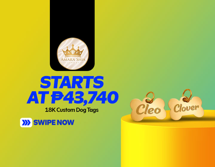 18K Custom Dog Tags start at P43,740