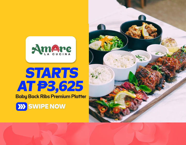 Baby Back Ribs Premium Platter starts at P3,625