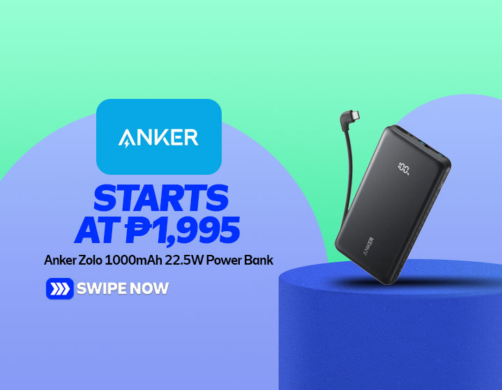 Anker Zolo 10000mAh 22.5W Power Bank starts at P1,995