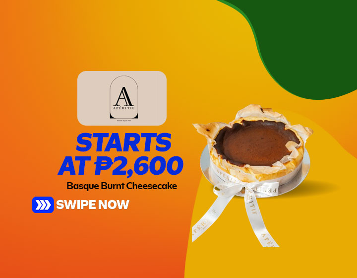 Basque Burnt Cheesecake starts at P2,600