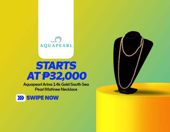 Aquapearl Arina 14k Gold South Sea Pearl Matinee Necklace starts at P32,000