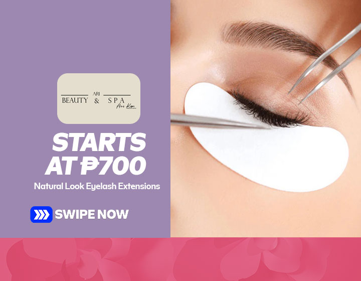 Natural Look Eyelash Extensions start at P700