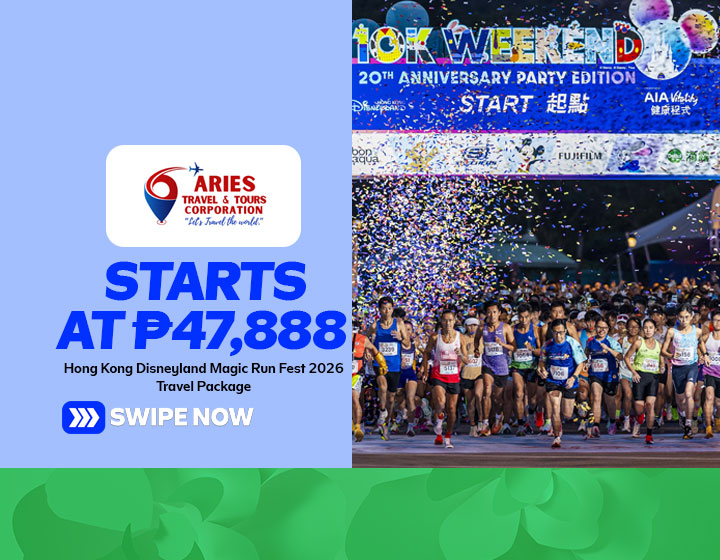 Hong Kong Disneyland Magic Run Fest 2026 Travel Package starts at P47,888 per Person