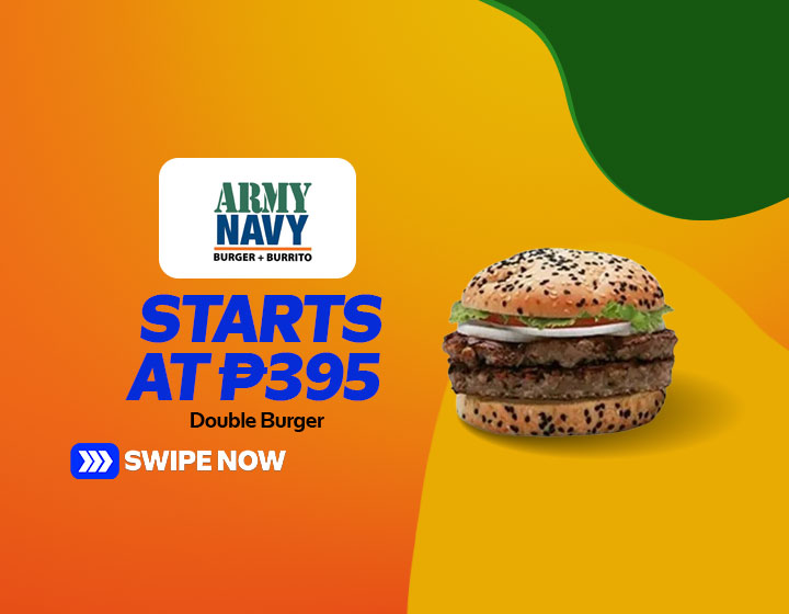 Double Burger starts at P395