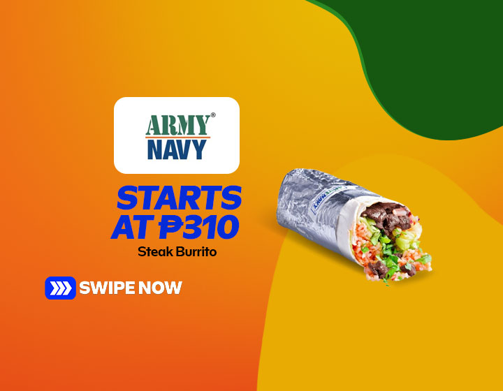Steak Burrito starts at P310