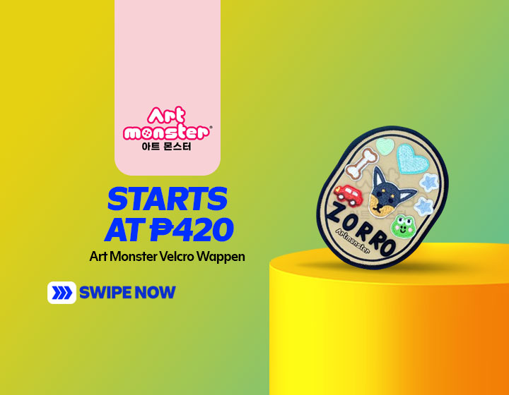 Art Monster Velcro Wappen (4 Patches) starts at P420