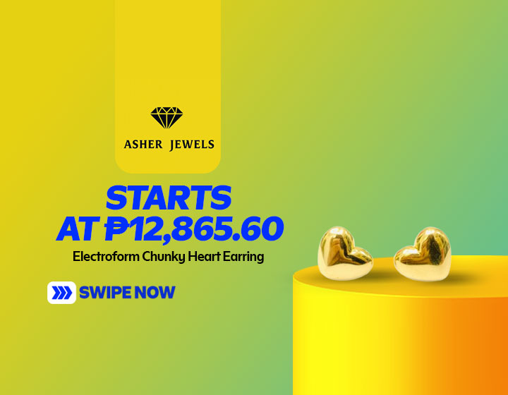 Electroform Chunky Heart Earrings start at P12,865.60