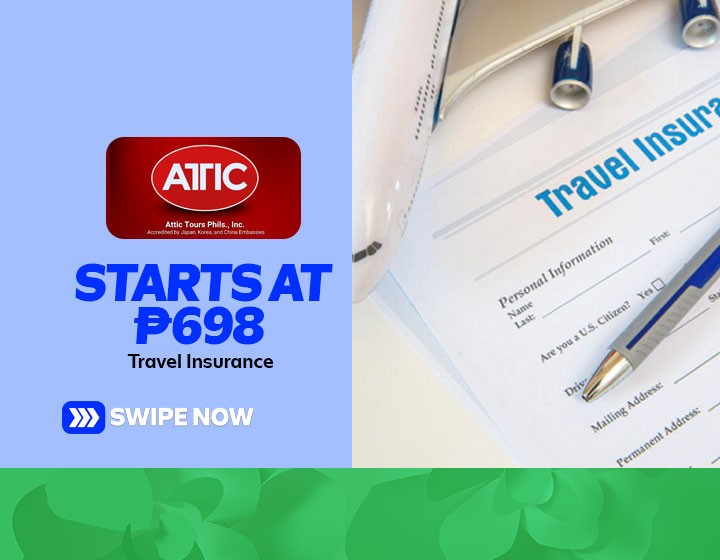 Travel Insurance starts at P698 per Person