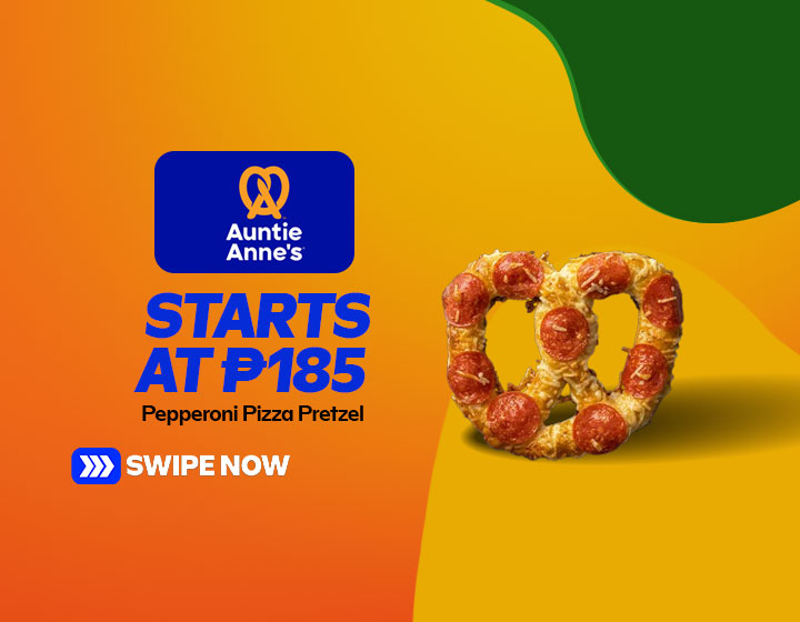 Pepperoni Pizza Pretzel starts at P185