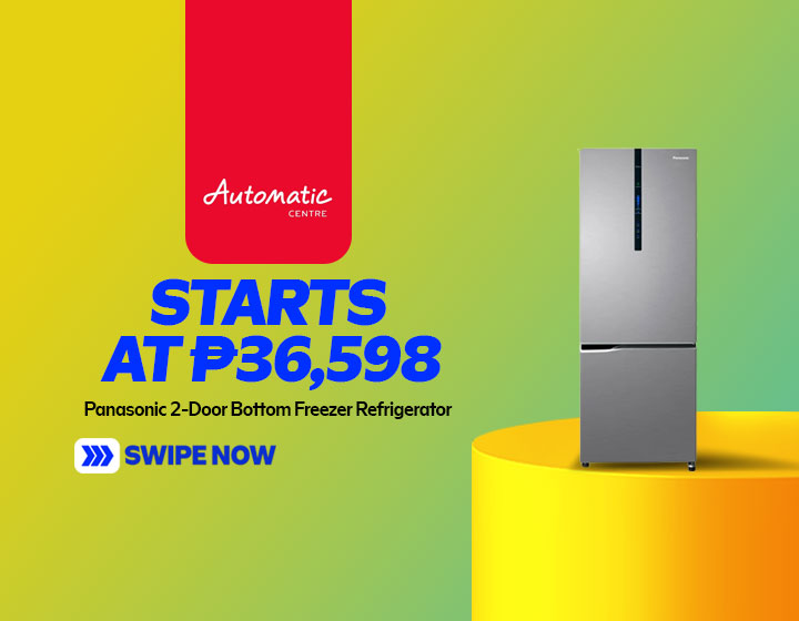 Panasonic 2-Door Bottom Freezer Refrigerator starts at P36,598