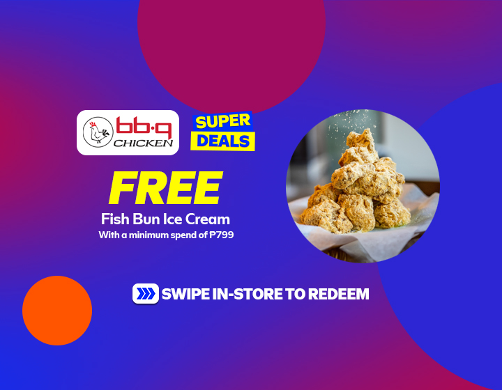 Free Fish Bun Ice Cream with a Minimum Spend of P799