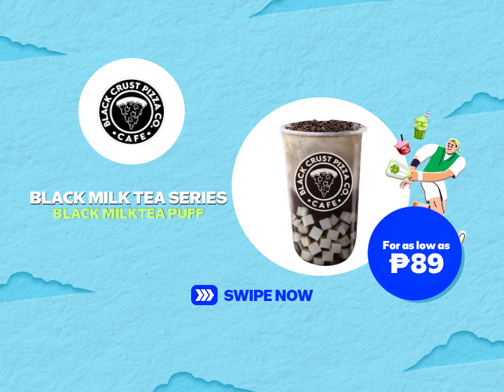 Black Milktea Series at Black Crust Pizza Co.