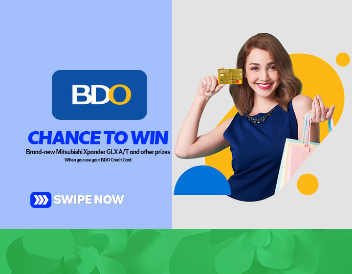 Use your BDO Credit Card at SM Appliance Center and get a Chance to Win a Mitusbishi Xpander or a Skyworth 85" Google TV