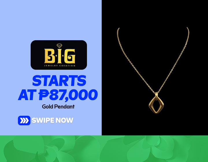 Gold Pendant starts at P87,000