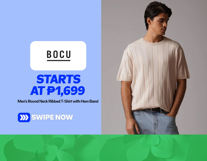 Men's Round Neck Ribbed T-Shirt with Hem Band starts at P1,699