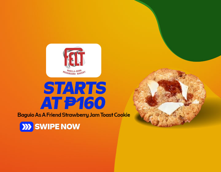 Baguio As A Friend Strawberry Jam Toast Cookie starts at P160