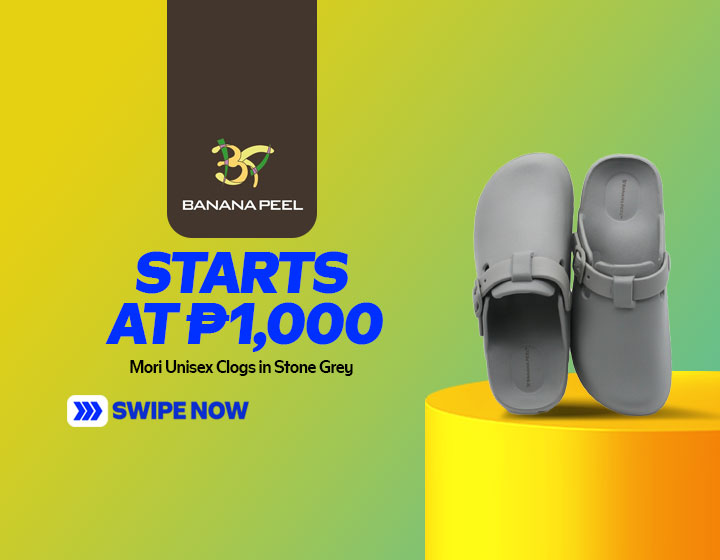 Mori Unisex Clogs in Stone Grey start at P1,000