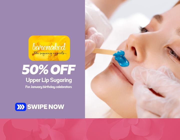 January Celebrators Enjoy 50% Off on Upper Lip Sugaring