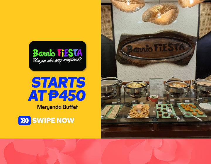 Meryenda Buffet starts at P450