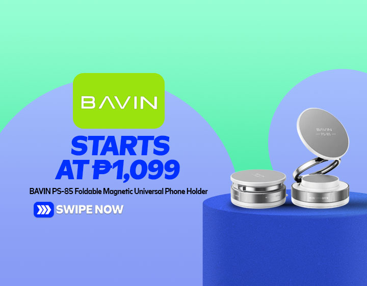BAVIN PS-85 - Foldable Magnetic Universal Phone Holder with Car Mount starts at P1,099