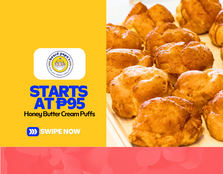 Honey Butter Cream Puffs Starting At P95