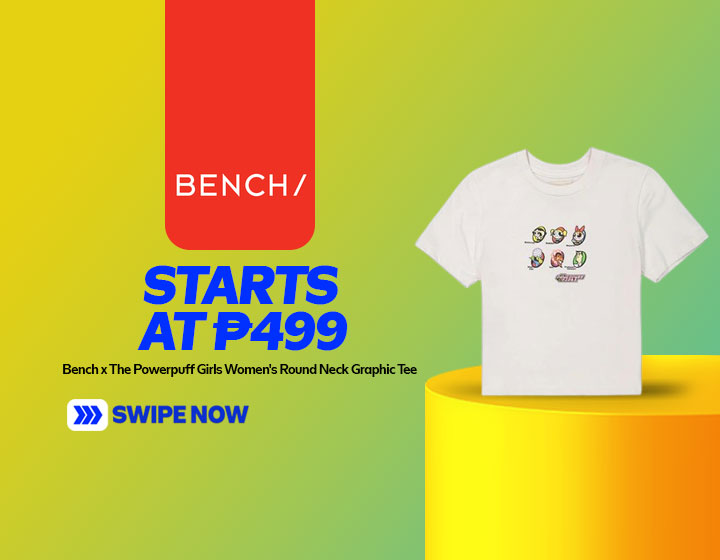Bench x The Powerpuff Girls Women's Round Neck Graphic Tee starts at P499
