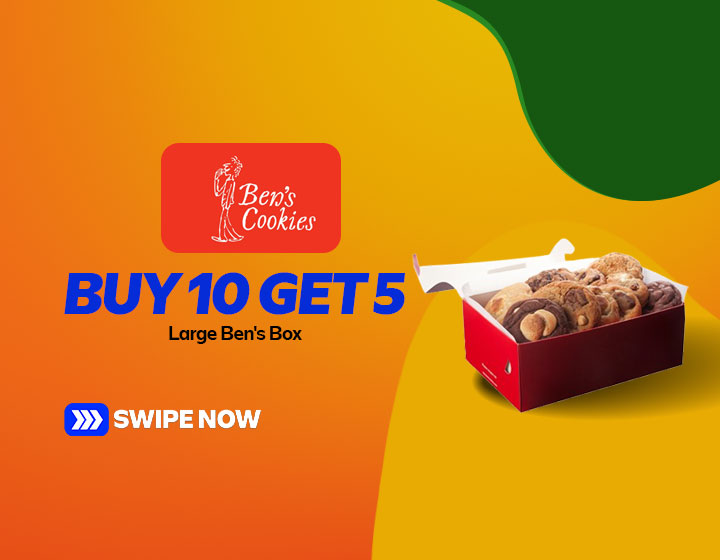 Buy 10 Get 5 Free For Large Ben’s Box 