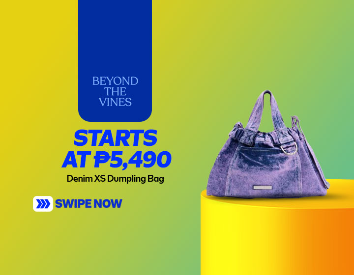 Denim XS Dumpling Bag in Purple Wash starts at P5,490