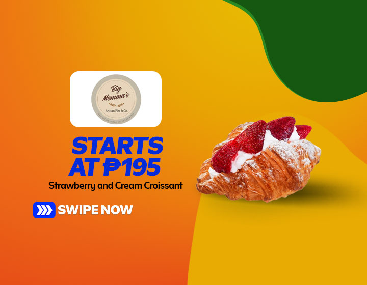 Strawberry and Cream Croissant starts at P195