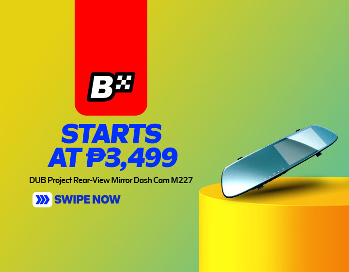 DUB Project Rear-View Mirror Dash Cam M227 starts at P3,499