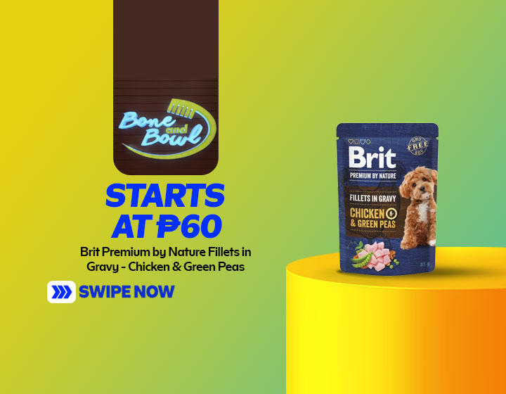 Brit Premium by Nature - Fillets in Gravy - Chicken & Green Peas 85g starts at P60