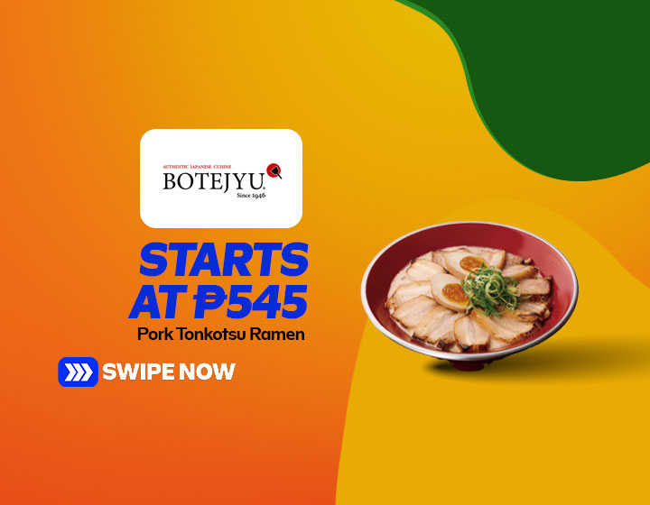 Pork Tonkotsu Ramen with Grilled B-B-Q Pork starts at P545