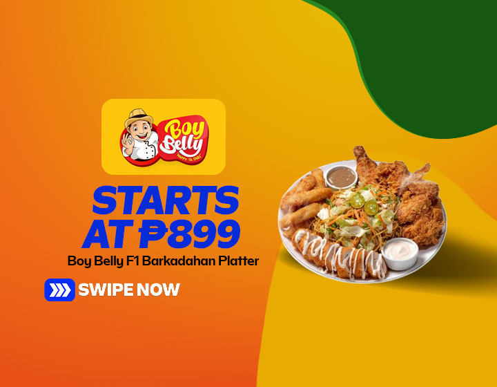 Boy Belly F1 Barkadahan Platter starts at P899