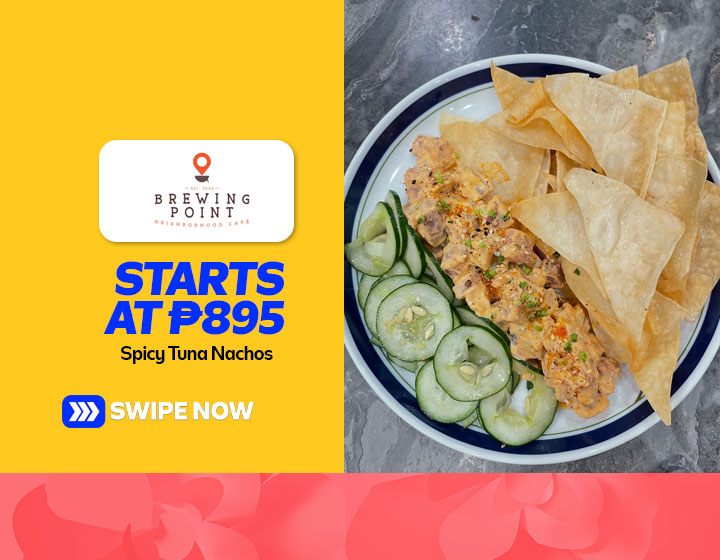 Spicy Tuna Nachos starts a P895