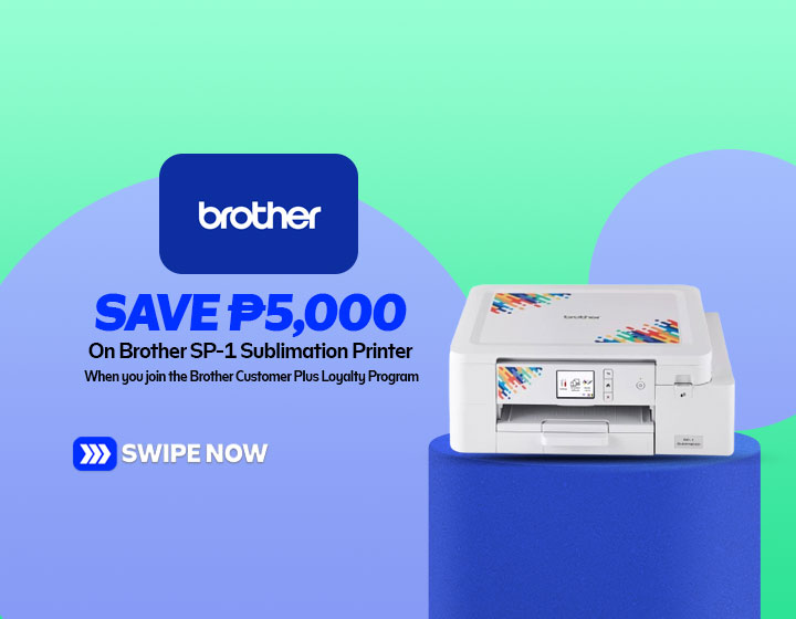 Enjoy P5,000 Cashback with your Brother SP-1 Sublimation Printer 