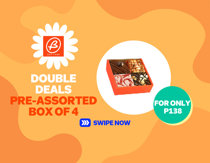 Brownies Pre assorted box of 4 at P138