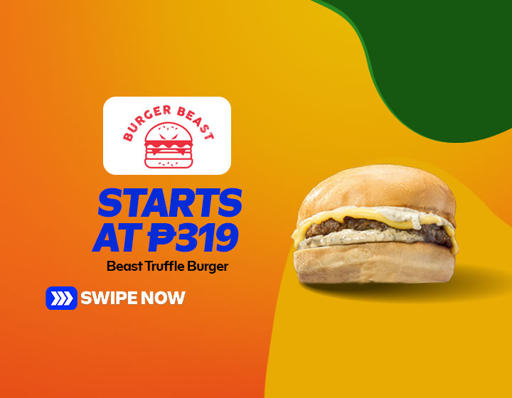 Beast Truffle Burger starts at P319