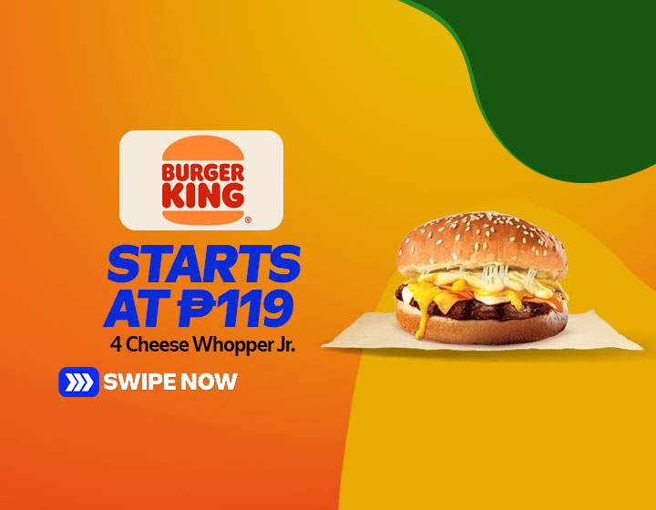 4-Cheese Whopper Jr. starts at P119