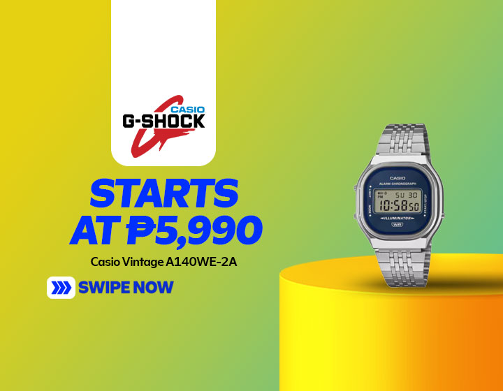 CASIO VINTAGE A140WE-2A starts at P5,990