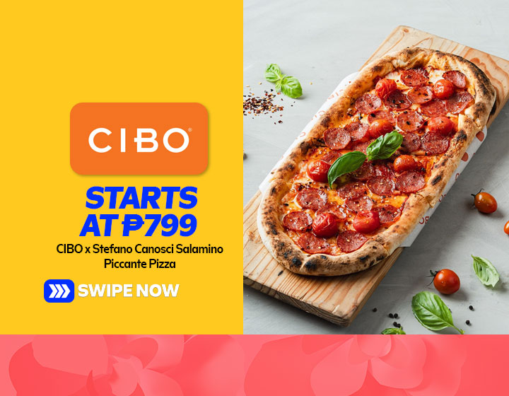 CIBO x Stefano Canosci Salamino Piccante Pizza starts at P799